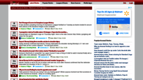 What Arsenalnews.net website looked like in 2019 (5 years ago)