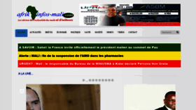 What Afrikinfos-mali.com website looked like in 2019 (4 years ago)