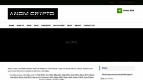 What Axiomcrypto.com website looked like in 2019 (4 years ago)