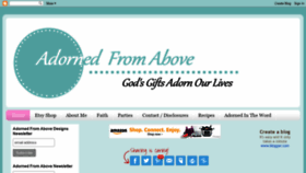 What Adornedfromabove.com website looked like in 2019 (4 years ago)