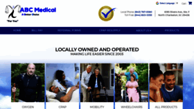 What Abcmedicalllc.com website looked like in 2019 (4 years ago)