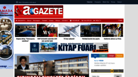 What Agazete.com.tr website looked like in 2019 (4 years ago)