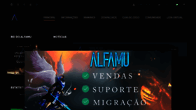 What Alfamu.com.br website looked like in 2019 (4 years ago)