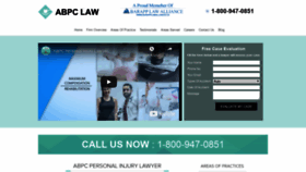 What Abpclaw.ca website looked like in 2019 (4 years ago)