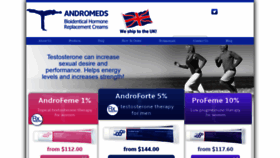 What Andromeds.com website looked like in 2019 (4 years ago)