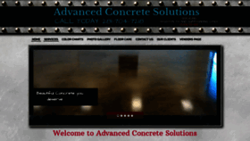 What Advconcretesolutions.com website looked like in 2019 (4 years ago)