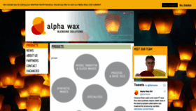 What Alphawax.com website looked like in 2019 (4 years ago)
