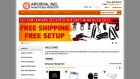 What Arosha.com website looked like in 2019 (4 years ago)
