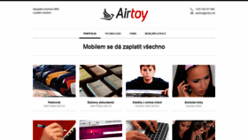 What Airtoy.cz website looked like in 2019 (4 years ago)