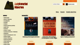What Antykwariat-minerwa.pl website looked like in 2019 (4 years ago)