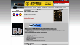 What Auction-bergmann.de website looked like in 2019 (4 years ago)
