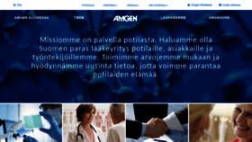 What Amgen.fi website looked like in 2019 (4 years ago)