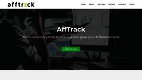 What Afftrack.com website looked like in 2019 (4 years ago)