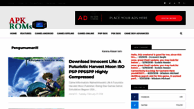 What Apk-roms.blogspot.com website looked like in 2019 (4 years ago)