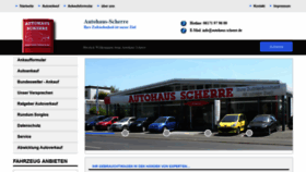 What Auto-scherre.de website looked like in 2019 (4 years ago)