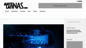 What Antenaslatinas.com website looked like in 2019 (4 years ago)