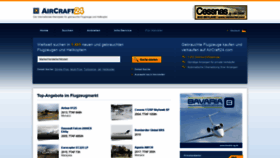 What Aircraft24.de website looked like in 2019 (4 years ago)