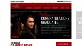 What Astate.edu website looked like in 2019 (5 years ago)