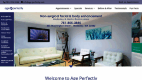 What Age-perfectly.com website looked like in 2019 (4 years ago)