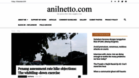 What Anilnetto.com website looked like in 2019 (4 years ago)