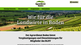 What Agrardienst-baden.de website looked like in 2019 (4 years ago)