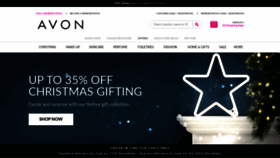 What Avon.uk.com website looked like in 2019 (4 years ago)