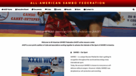 What Allamericansambo.com website looked like in 2019 (4 years ago)