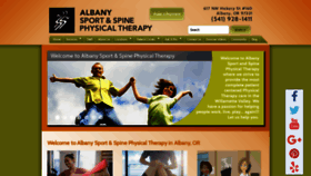 What Albanysportspt.com website looked like in 2019 (4 years ago)