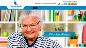 What Americanhealthandhomecare.com website looked like in 2019 (4 years ago)