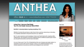 What Antheapoon.com website looked like in 2019 (4 years ago)