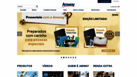 What Amway.com.br website looked like in 2019 (4 years ago)