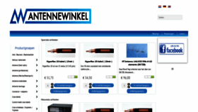 What Antennewinkel.com website looked like in 2019 (4 years ago)