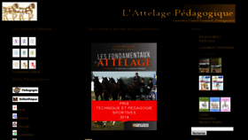 What Attelagepeda.info website looked like in 2019 (4 years ago)