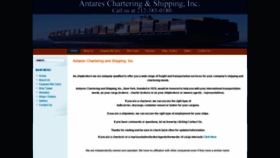 What Antaresny.com website looked like in 2019 (4 years ago)