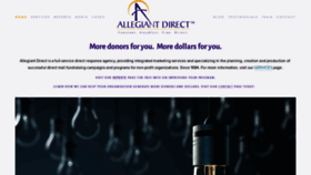 What Allegiantdirect.com website looked like in 2019 (6 years ago)