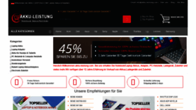 What Akku-leistung.com website looked like in 2019 (4 years ago)