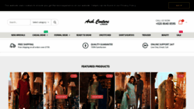 What Arsh-couture.com website looked like in 2019 (4 years ago)