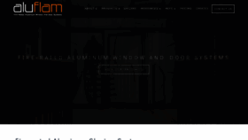 What Aluflam-usa.com website looked like in 2019 (4 years ago)
