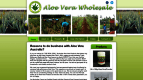 What Aloeverawholesale.com website looked like in 2019 (4 years ago)