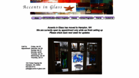 What Accents-in-glass.com website looked like in 2019 (4 years ago)