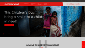What Actionaidindia.org website looked like in 2019 (6 years ago)