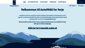What Autopassferje.no website looked like in 2019 (4 years ago)