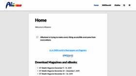 What Allusione.org website looked like in 2019 (5 years ago)