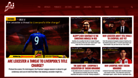 What Anfieldindex.com website looked like in 2019 (4 years ago)