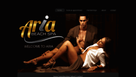 What Ariabeachspa.com website looked like in 2019 (4 years ago)