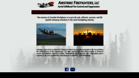 What Airstrikefirefighters.com website looked like in 2019 (4 years ago)