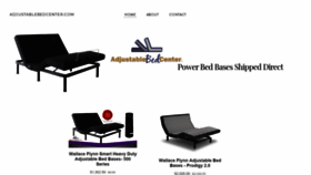 What Adjustablebedcenter.com website looked like in 2019 (4 years ago)