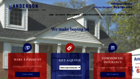 What Andersoninsurancebrokers.com website looked like in 2019 (4 years ago)