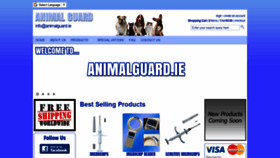 What Animalguard.ie website looked like in 2019 (4 years ago)
