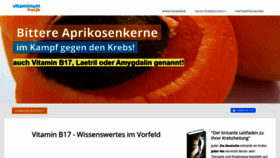 What Aprikosenkerne-vitamin-b17.com website looked like in 2019 (4 years ago)